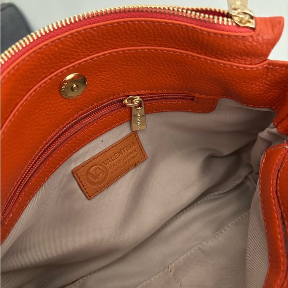 Valentina Elegant Orange Handbag - Picture 8 of 13